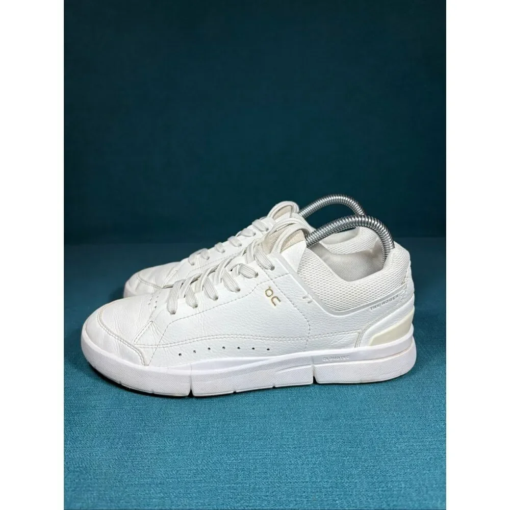 On Cloud THE ROGER Advantage All White Women's Size 8